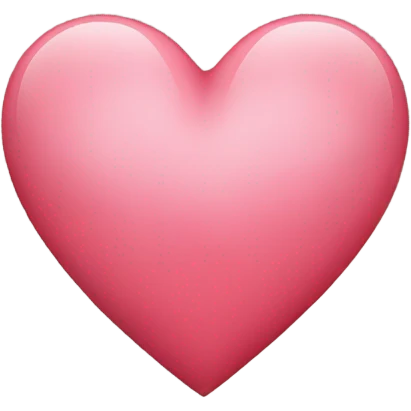 A elegant love heart emoji