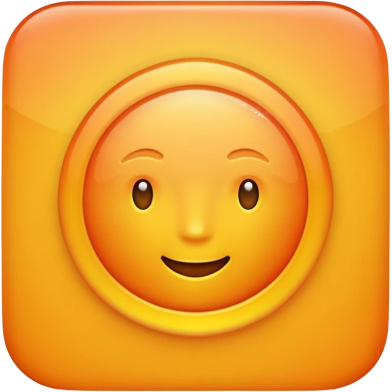 ideal temperature in warm hues emoji