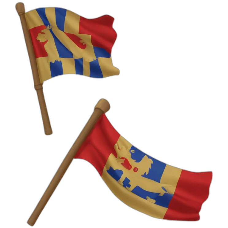 Drapeau de Lyon emoji