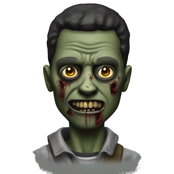  zombie as the DayZ game character emoji
