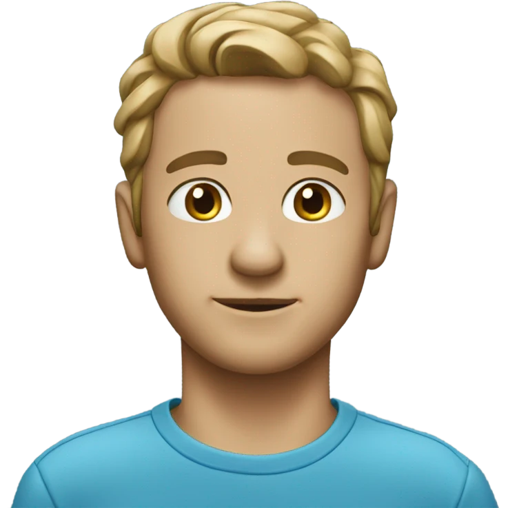 Blue cherey emoji