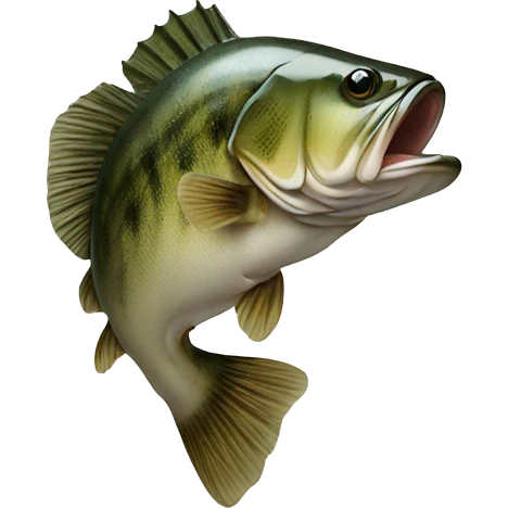 A bass taxidermy ￼ emoji