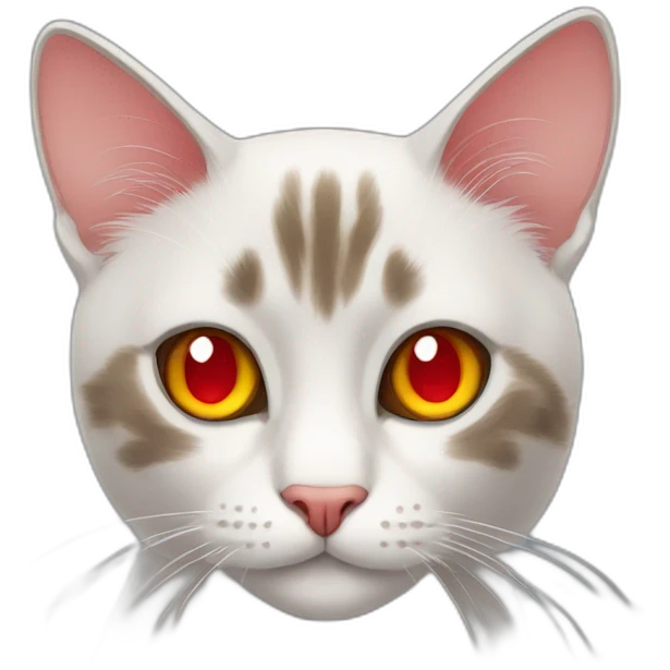 Cat red eyes emoji
