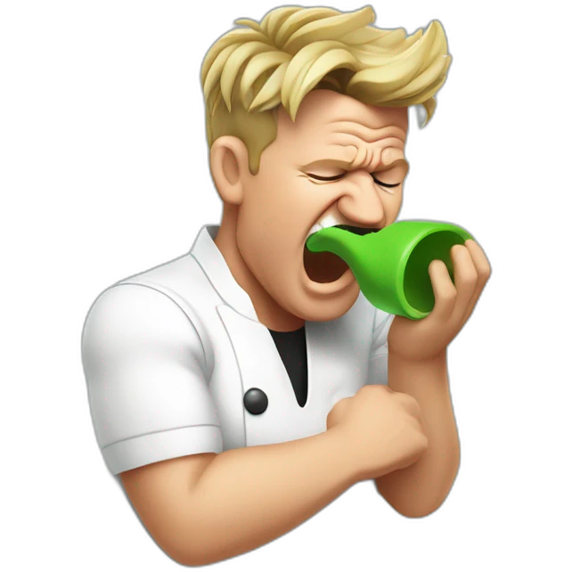gordon ramsay vomiting emoji