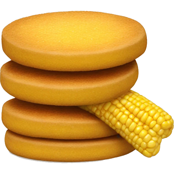 corn meal patties  emoji