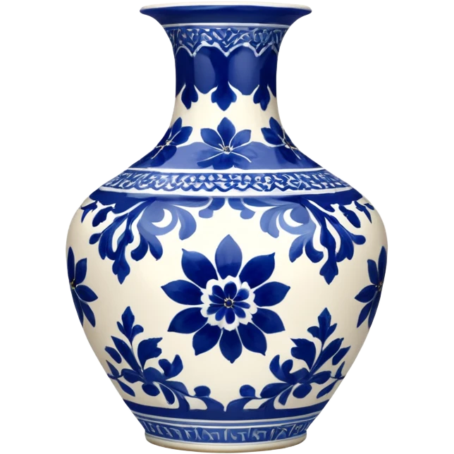 blue porcelain print  emoji