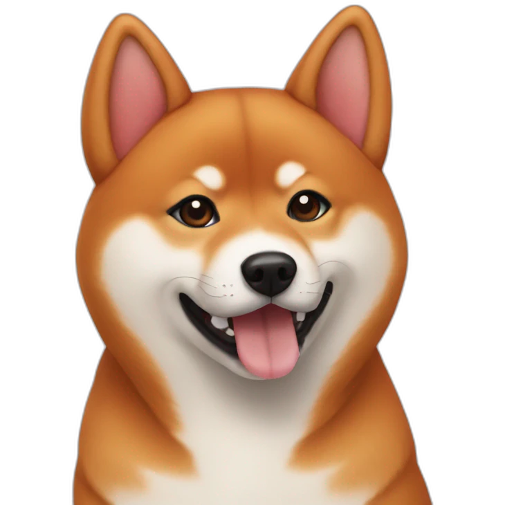 red shiba emoji