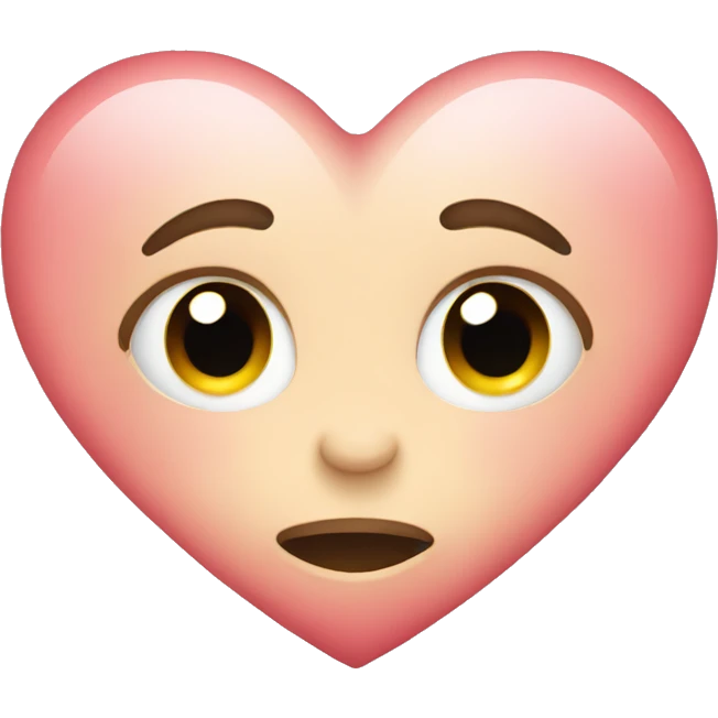Cute heart emoji