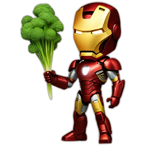 iron man with carrot emoji