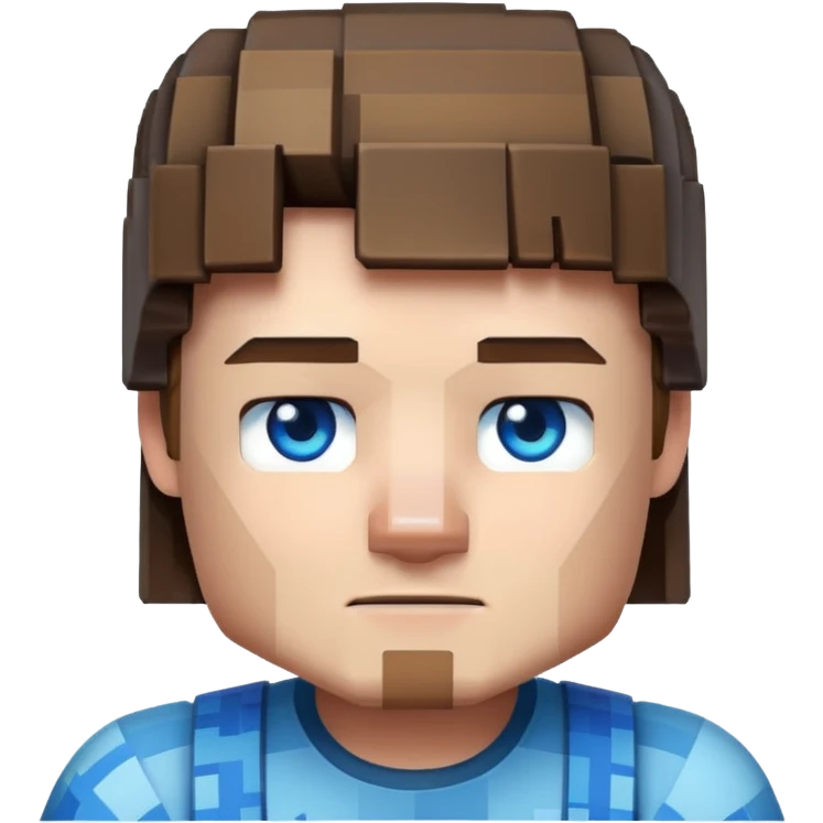 Minecraft steve emoji