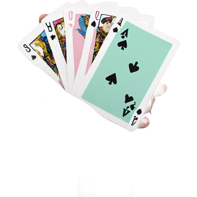 Aesthetic individual pastel playing cards  emoji