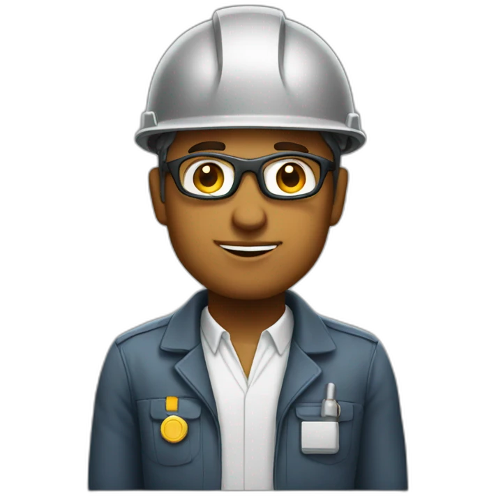 Bold engineer emoji