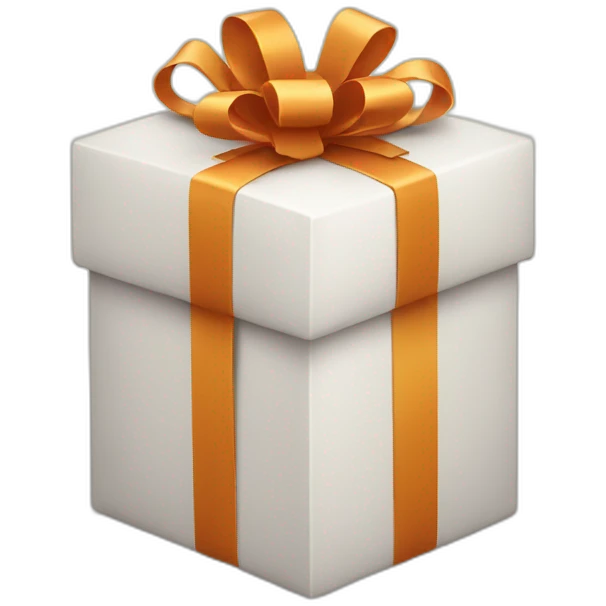 gift box with smile emoji