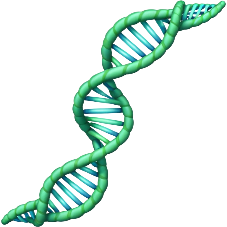 make me a DNA emoji unlike any already existing official one emoji