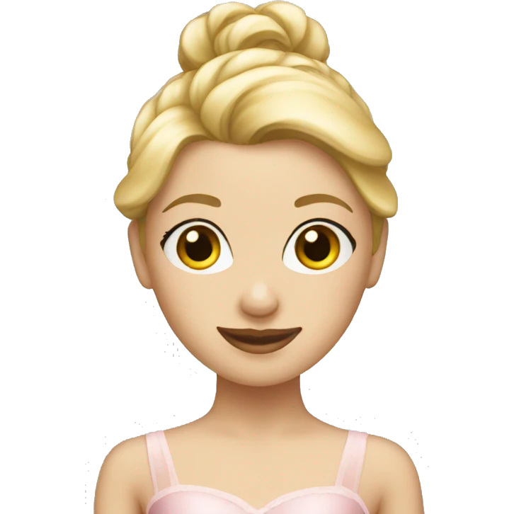 blonde ballerina emoji