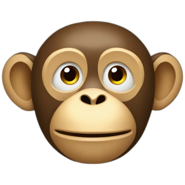monkey with maths emoji