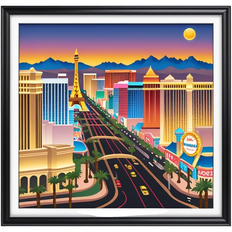las vegas strip emoji