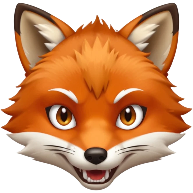 Angry Fox emoji emoji