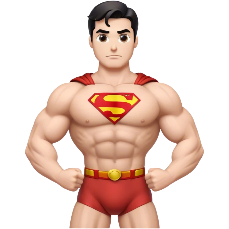 Superman flexing  emoji