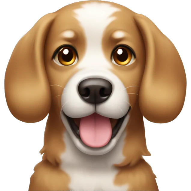 Cute dog emoji
