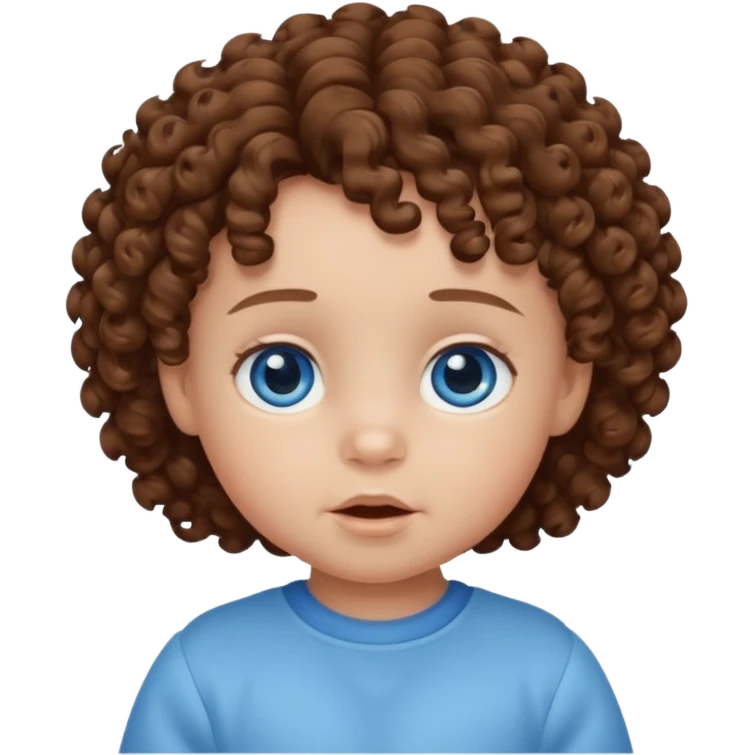 baby curly hair emoji