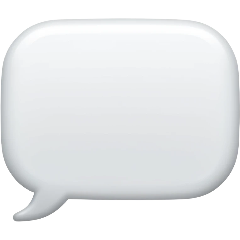 speech bubble emoji