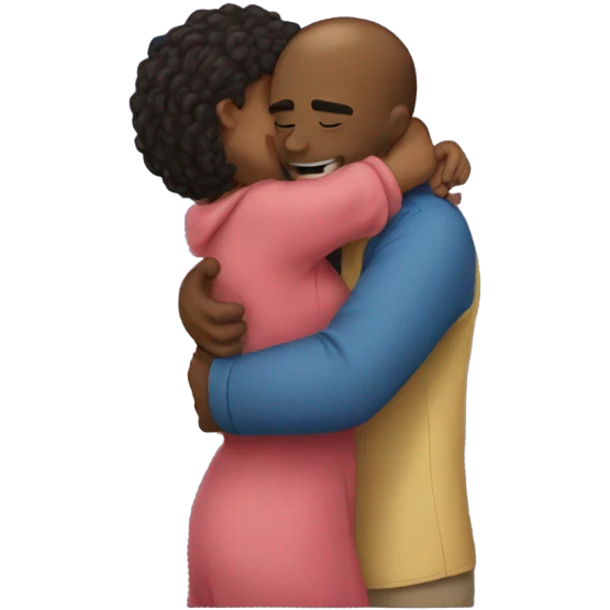 Big hug goodnight emoji