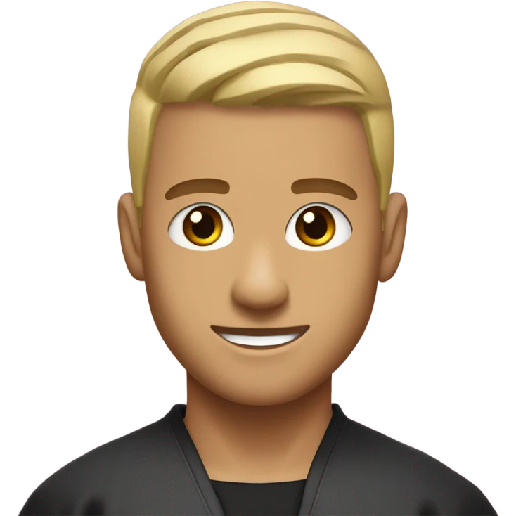tyler "ninja" blevins with a low taper fade emoji