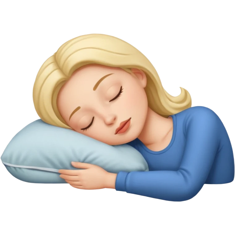 woman sleeping emoji