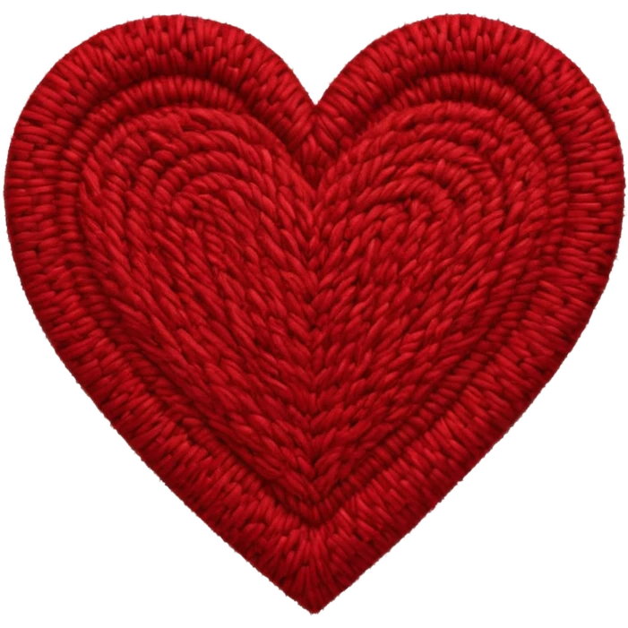 red carpet themed heart emoji