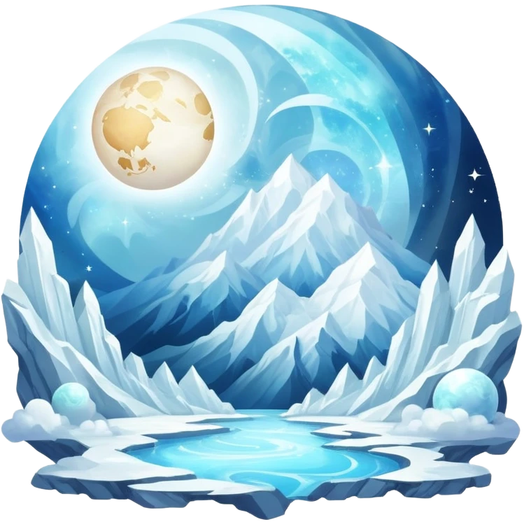 Epic divine celestial marble aesthetic-scenery emoji