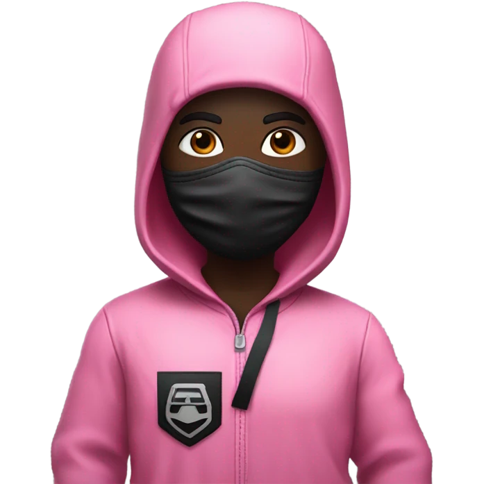 Squid Game Pink Soldier emoji