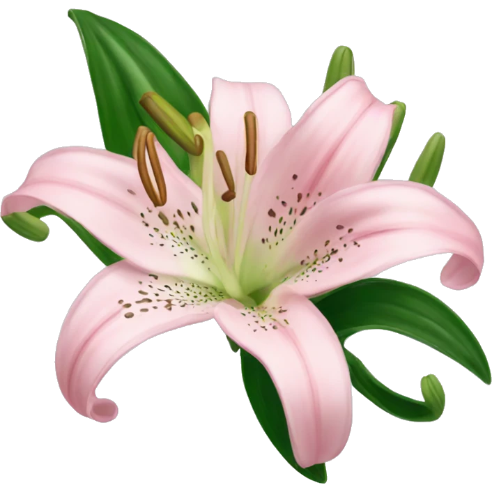 light pink lilium emoji