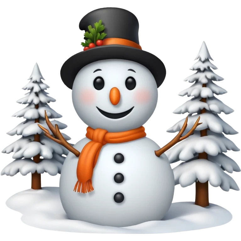 snowman writes emoji