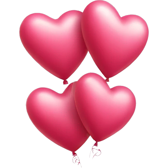 heart balloons emoji