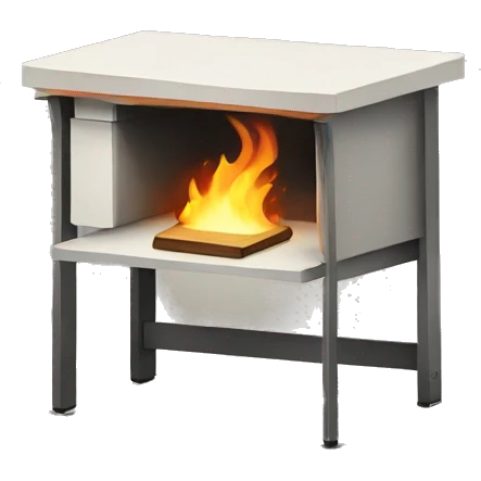 burning desk emoji