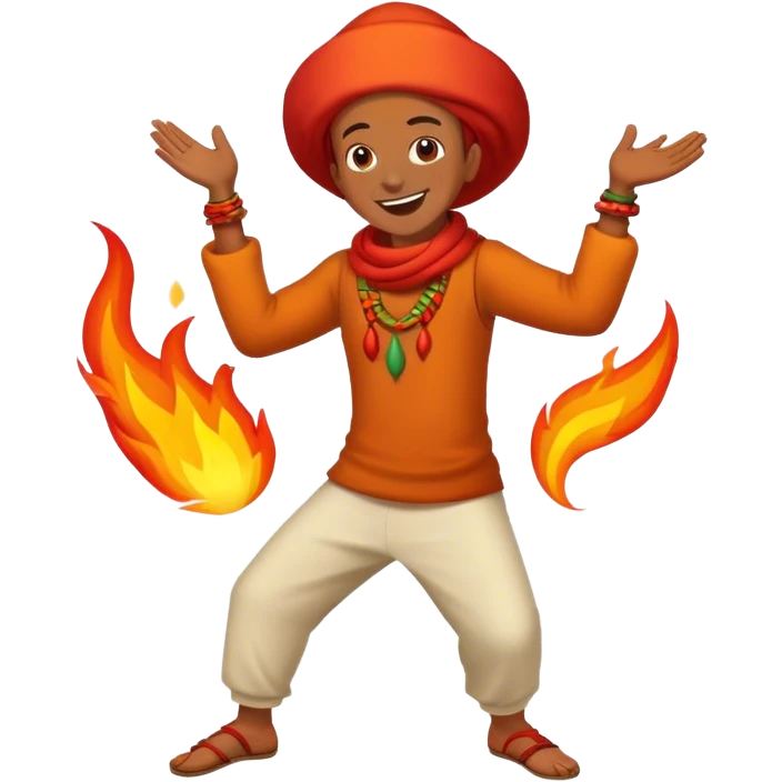berbere dance spice fire happy emoji