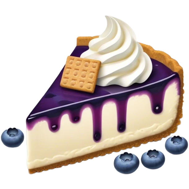 Blueberry Cheesecake  emoji