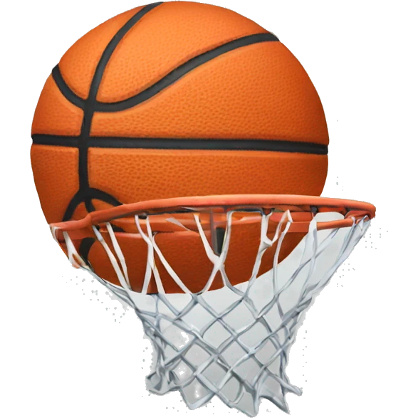 Shooting basketball  emoji