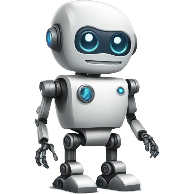 highly sophisticated robot emoji