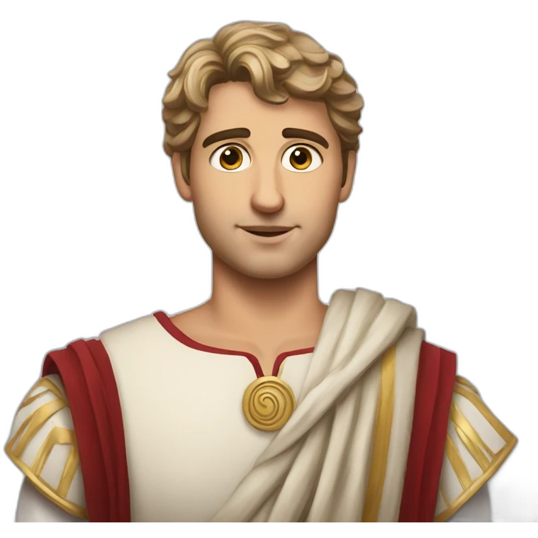 Paul Mescal handsome wearing roman clothes realistic emoji
