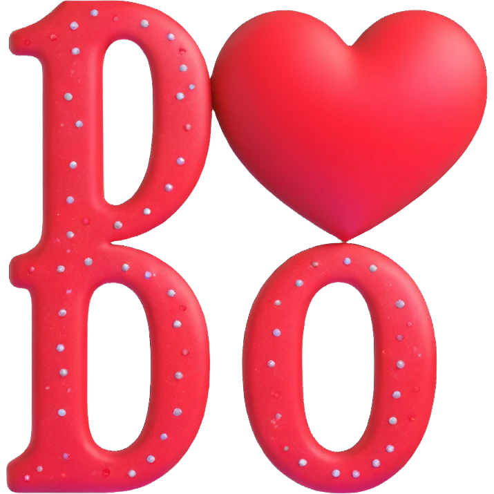 the number '100' with a large red heart and sparkles emoji