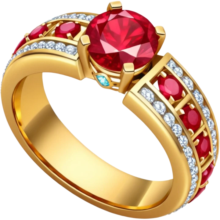 glitter rubi married ring emoji