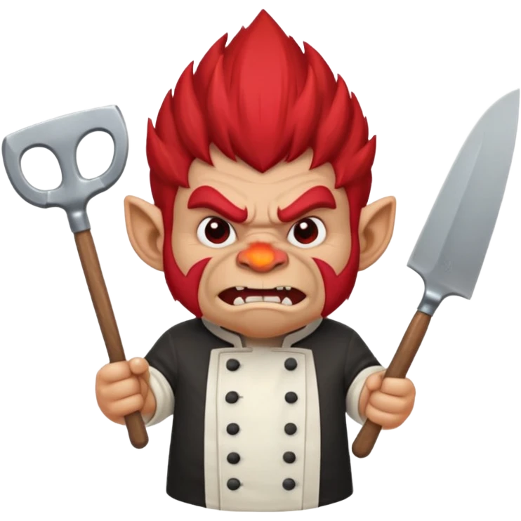 troll the red chef emoji