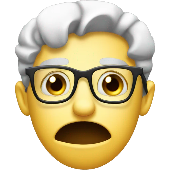 bored demotivated book worm student emoji
