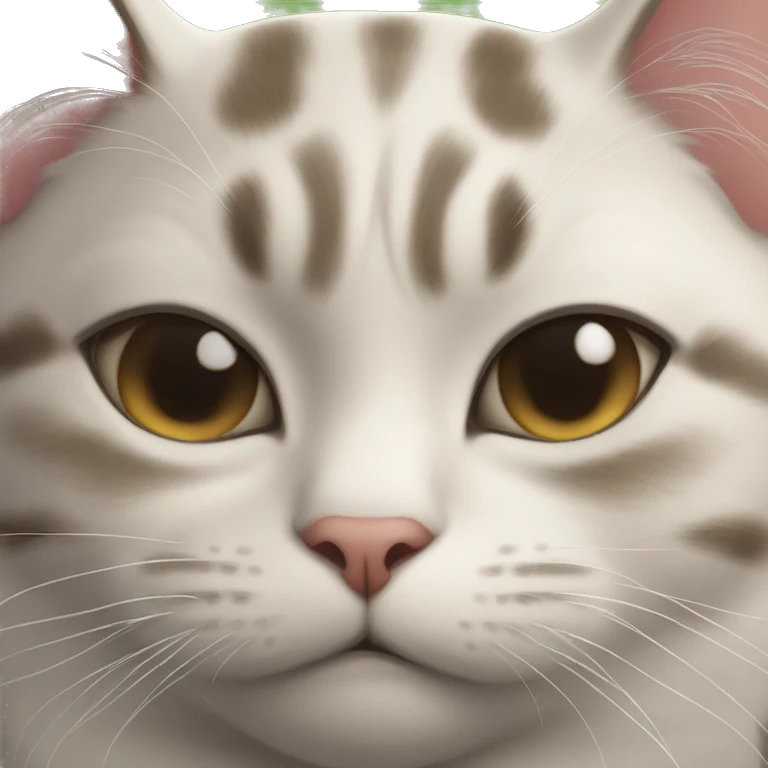 sleepy cat close up emoji