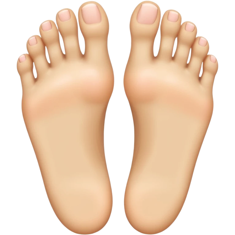 One foot with four toes emoji
