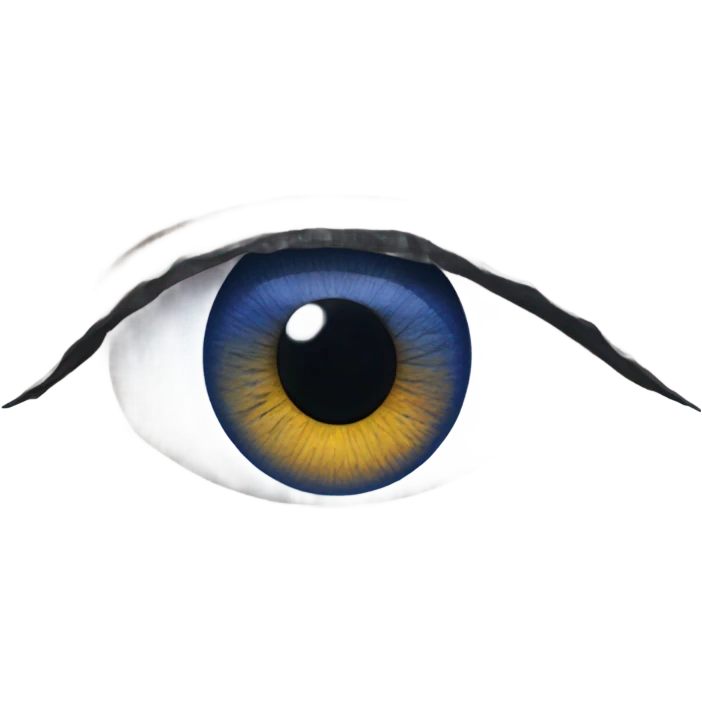 dark blue eye emoji