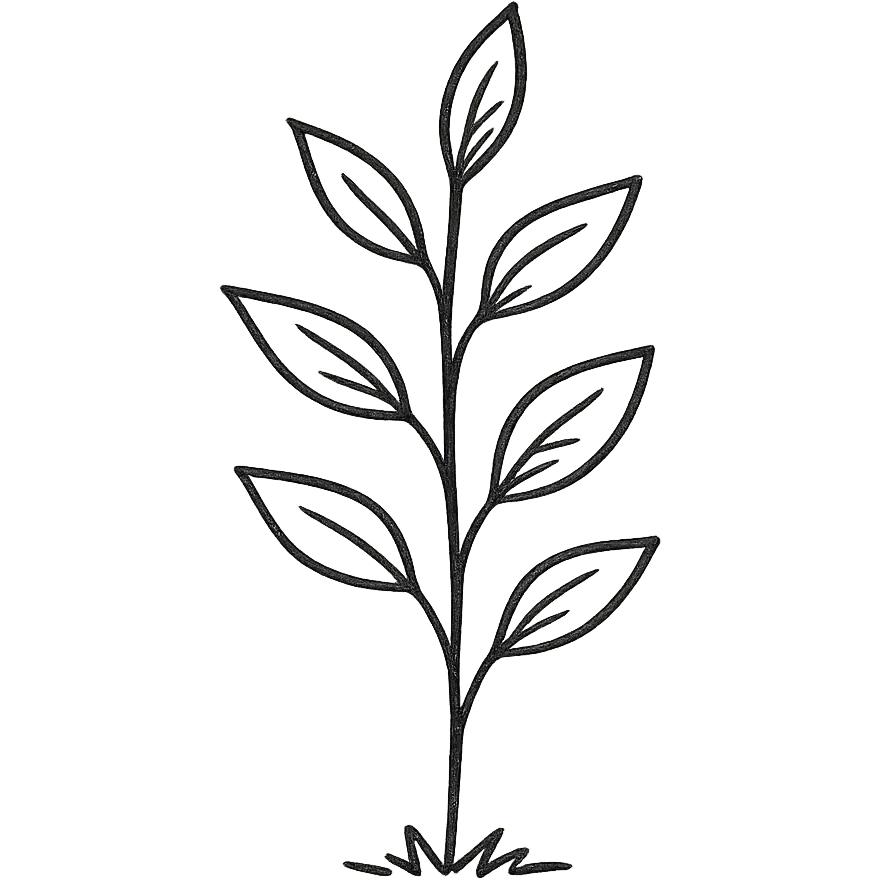 black plant emoji