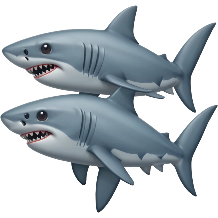 Акула с двумя головами emoji